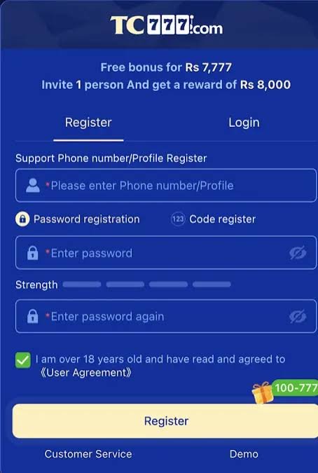 TC777 register