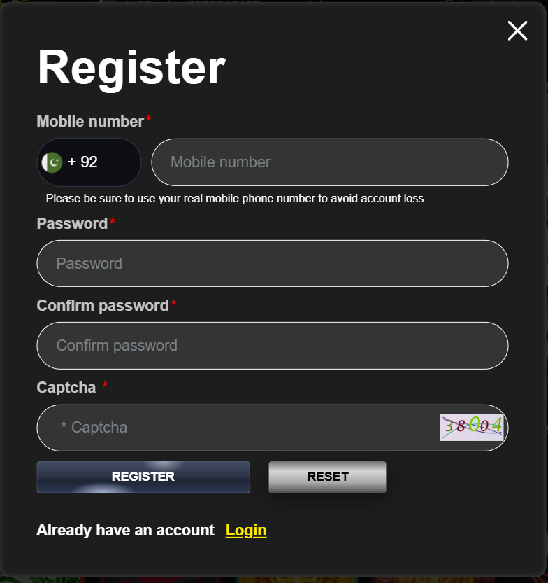 WIN RUPEES-LOGIN