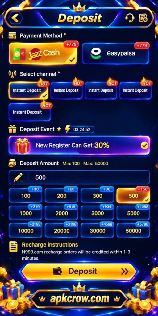 N999 GAME DEPOSIT