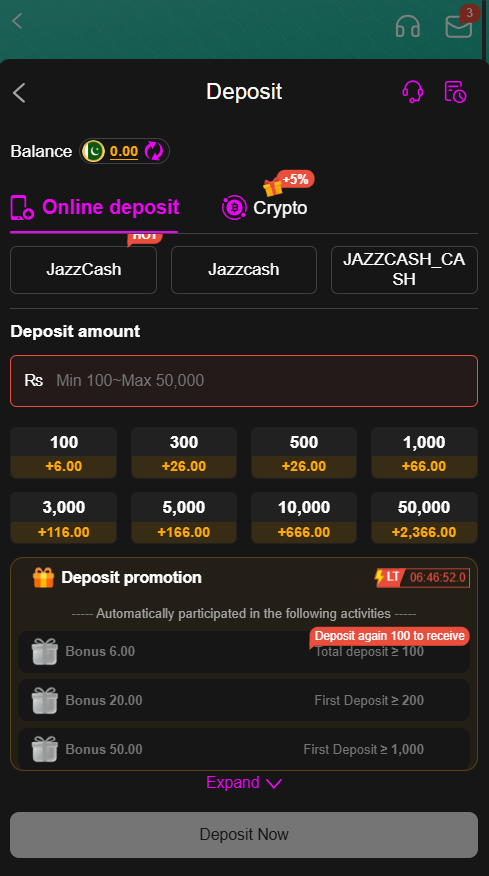 999V Game-deposit